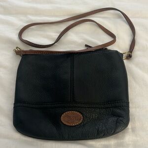 Fossil crossbody pebbles leather bag